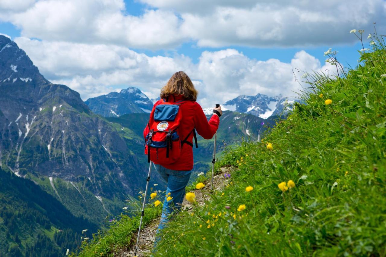 Der Kleinwalsertaler Rosenhof Otel Mittelberg Dış mekan fotoğraf