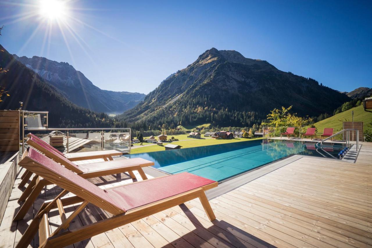 Der Kleinwalsertaler Rosenhof Otel Mittelberg Dış mekan fotoğraf